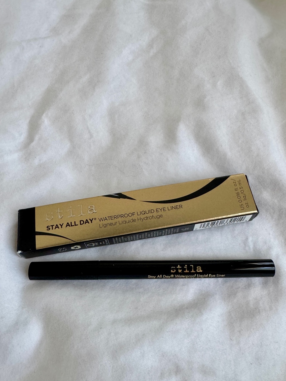NWT Stila Stay All Day Waterproof Liquid Eyeliner Intense Black